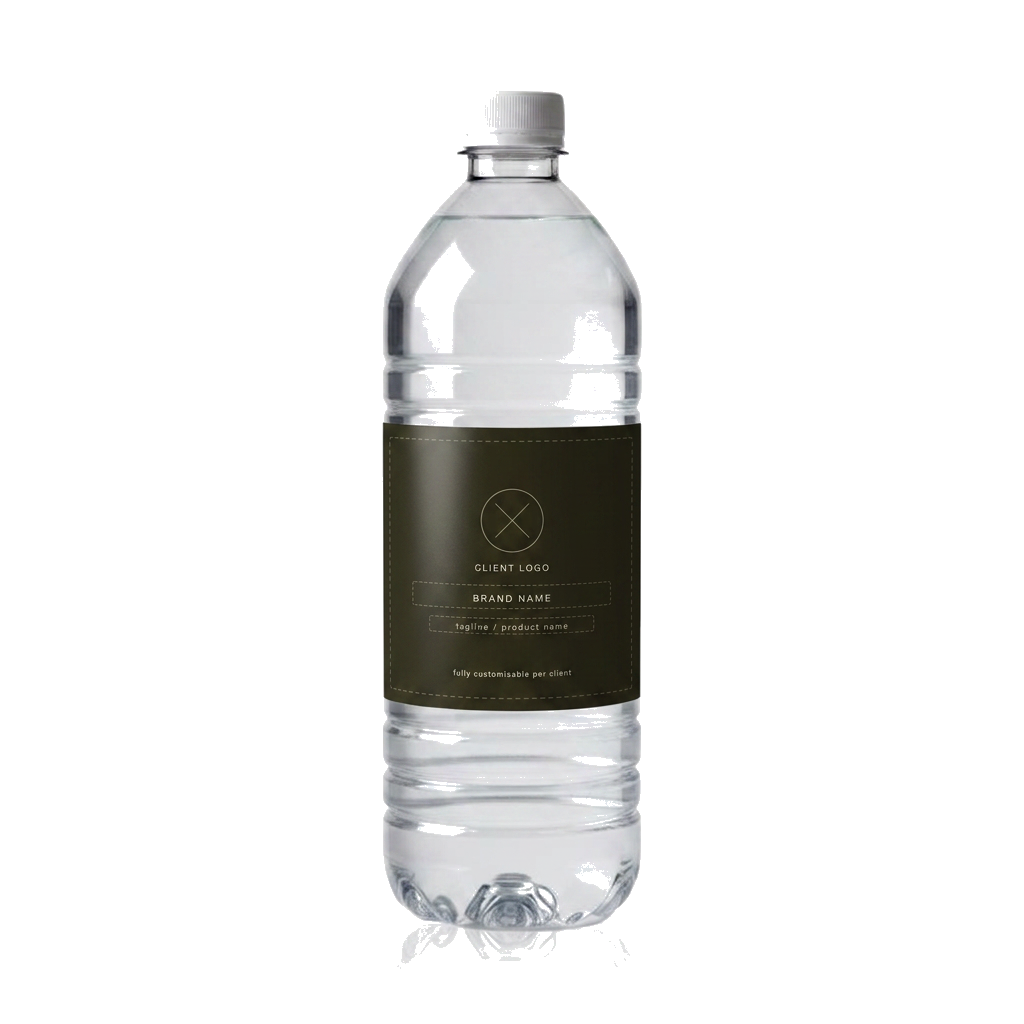 1000ml custom labeled PET bottle