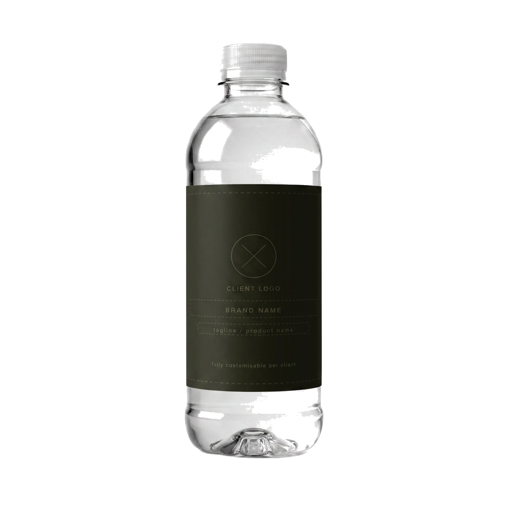 500ml custom labeled PET bottle